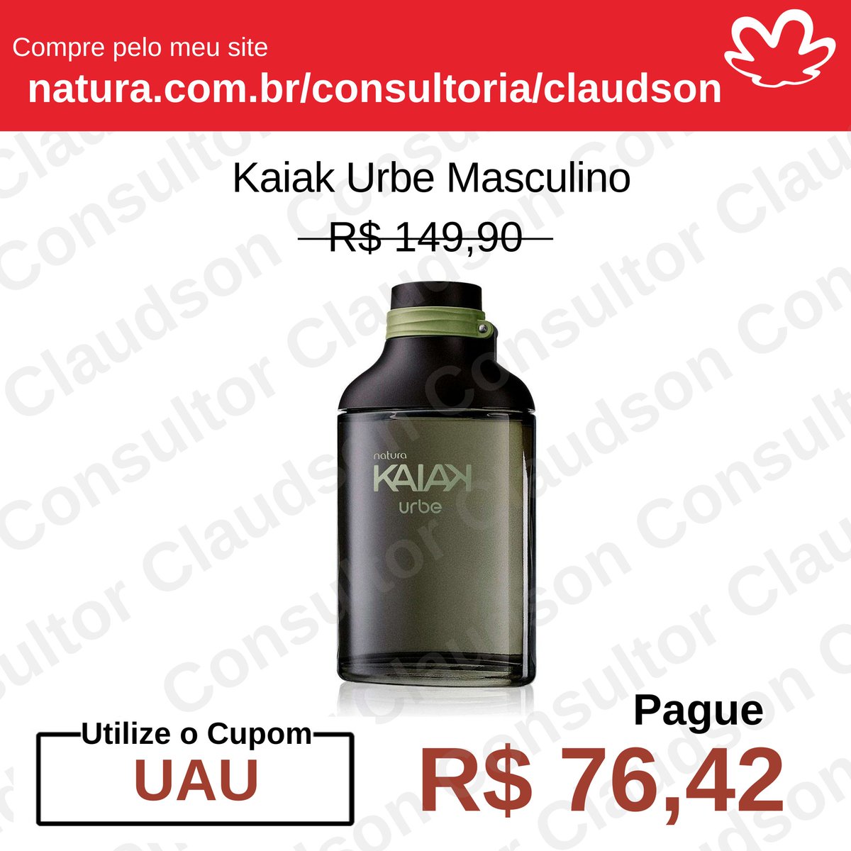 🌟 Kaiak Urbe Natura 😍

👉🏻Acesse: natura.com.br/sacola?consult…

👉🏻Pelo Aplicativo Natura selecione o consultor: Claudson Santana

✅ UTILIZE O CUPOM: UAU

#naturatododia #cupom #cupons #naturaonline #consultornatura #veraonatura #kaiak #kaiaknatura #naturakaiak #kaiakurbe