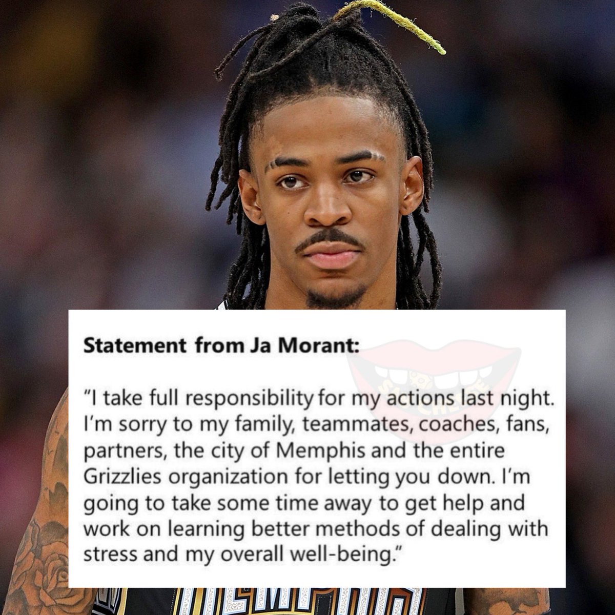 Ja Morant releases statement and says he is going to take time away to receive help