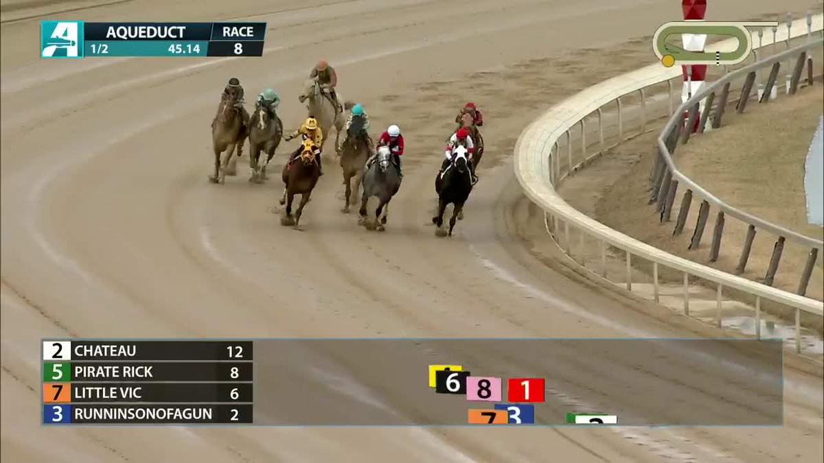 NYRA (🗽) on Twitter "LITTLE VIC makes a big push to the finish in the
