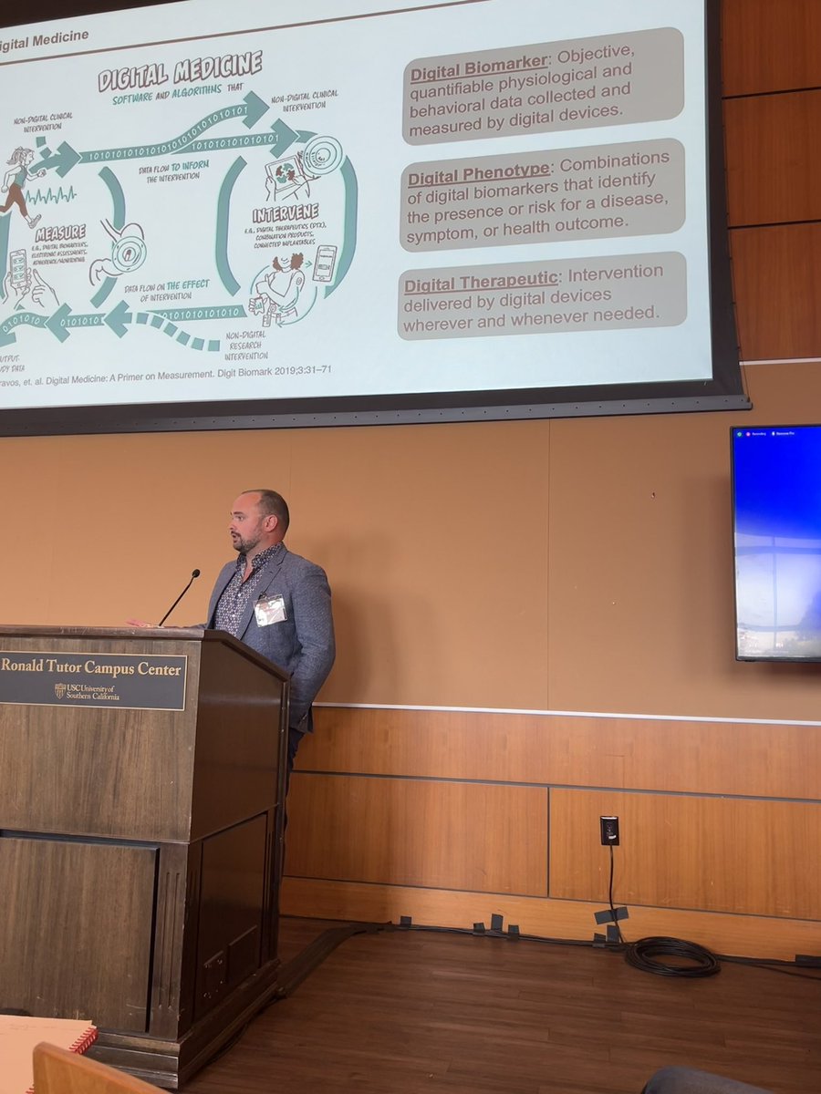 Amazing talk by <a href="/MSenseGroup/">Ryan McGinnis</a> at #DARE2023 discussing data capture in the wild for digital health in neurorehabilitation!
