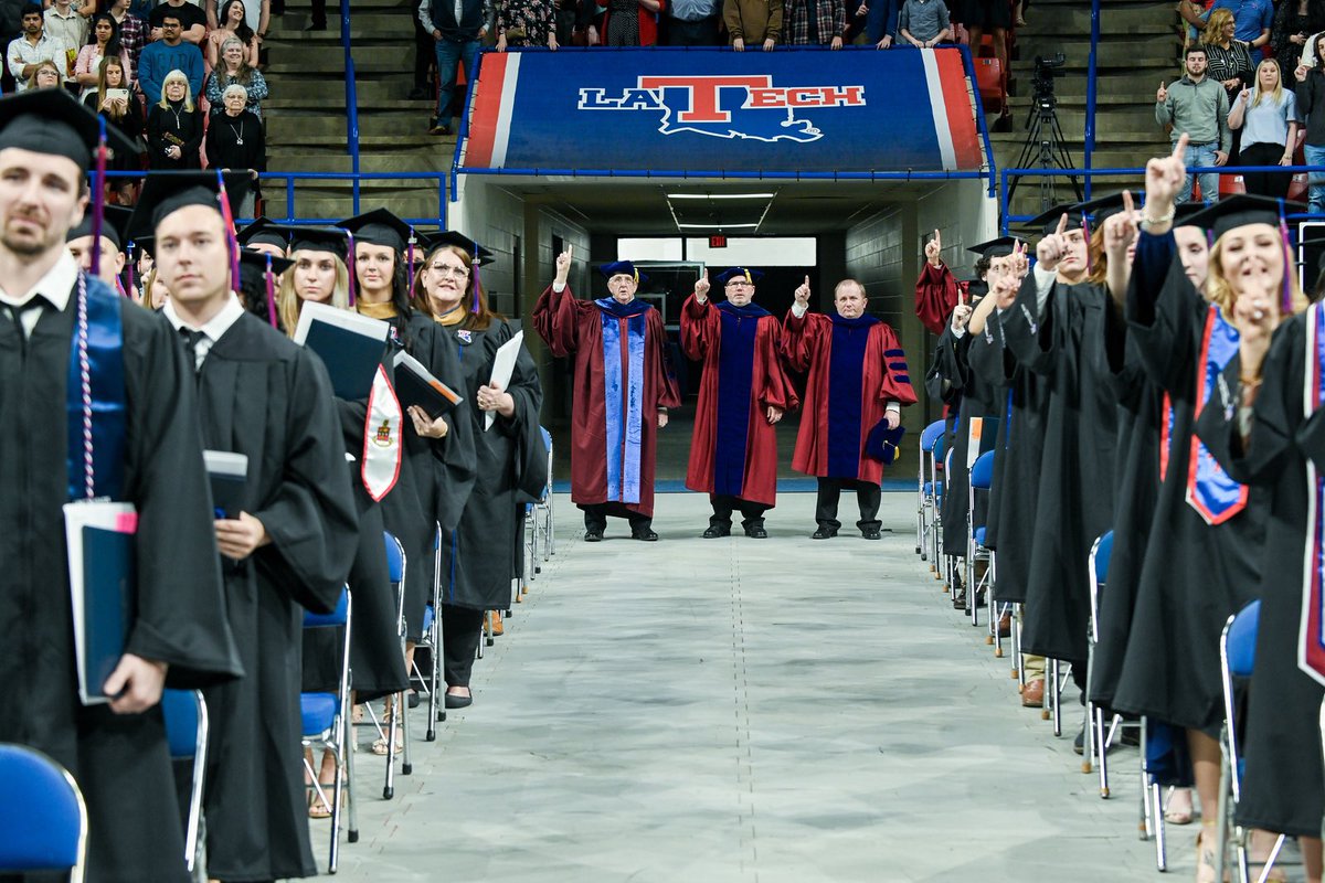 LATech's tweet photo. Added 331 new graduates today.

The future is bright. 😎

#EverLoyalBe ☝️🎓 https://t.co/7Yebee4nxt