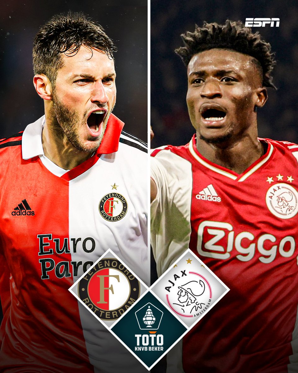 Egoïsme Morse code Dodelijk ESPN NL on Twitter: "🏆 𝐇𝐚𝐥𝐯𝐞 𝐟𝐢𝐧𝐚𝐥𝐞 𝐓𝐎𝐓𝐎 𝐊𝐍𝐕𝐁 𝐁𝐞𝐤𝐞𝐫  😍 @Feyenoord 🆚 @AFCAjax https://t.co/TmChuZjVp4" / Twitter