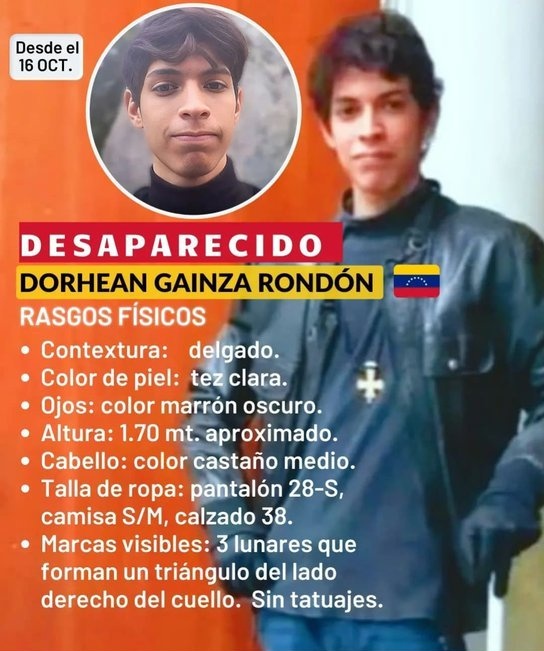 mavillanita's tweet image. Este TikTok me rompió. 

Que no se nos olvide que aún no sabemos qué pasó con Dorhean Gainza. 

Está desaparecido desde el 16 de octubre de 2022.