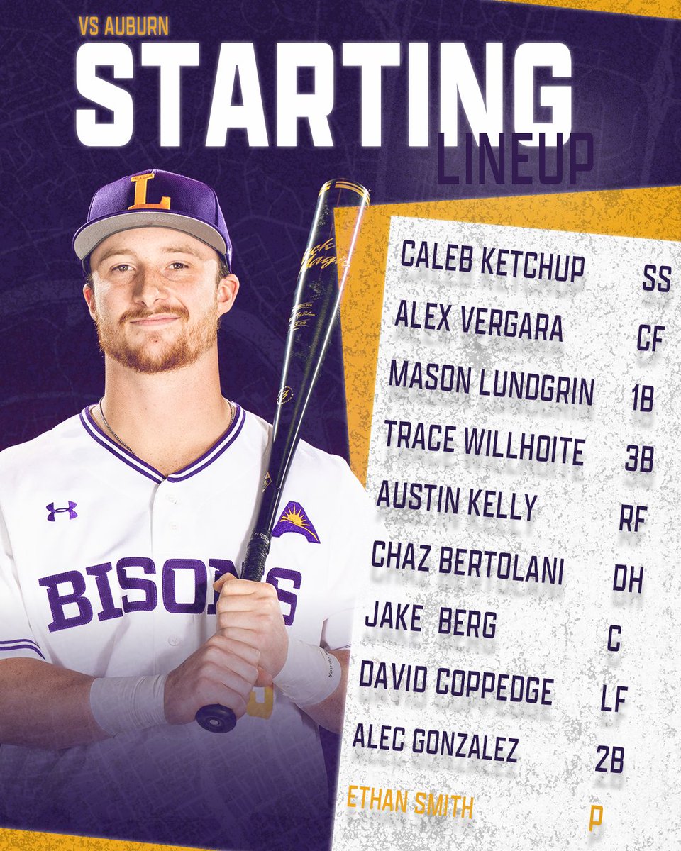 BisonBaseball's tweet photo. SATURDAY STARTERS

#IntoTheStorm ⛈️| #HornsUp 🤘 https://t.co/ue19cY1Hsu
