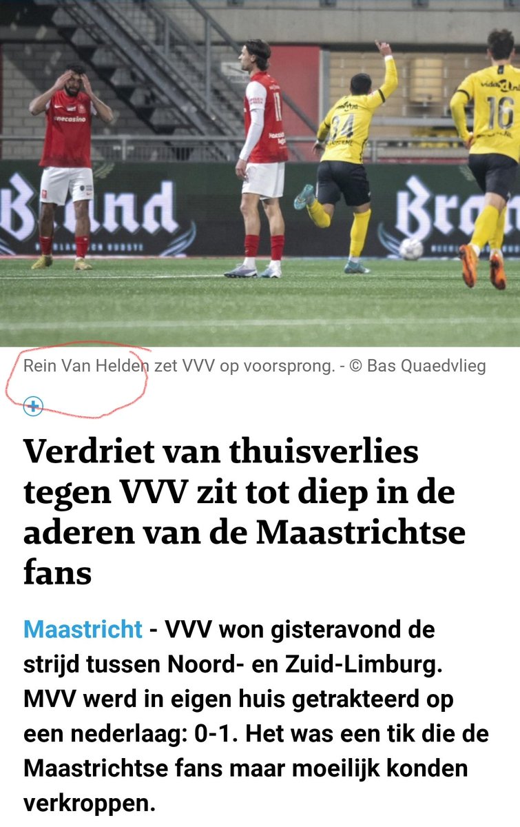 basmaas76's tweet photo. Ozze Rein....ik kin um neet...maar as dae iddere waek de winnende mak meug hae blieve...#wederomhoofschuddend #delimburger #krantveurdelimburger #manmanman https://t.co/g9JpUO3b5Z