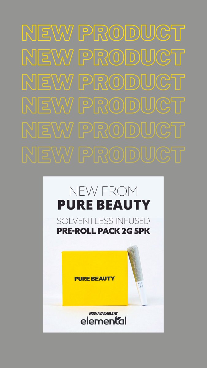 🚨Available now at Elemental Wellness Center!🚨 #bayarecannabis #sanjoseca #elementalwellnesscenter #purebeauty