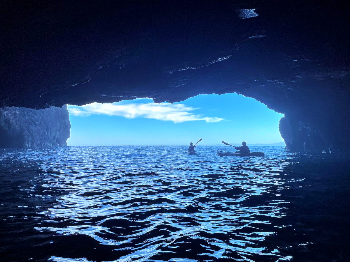 Don't mind us we're just 'yakkin around! 😆 

Channel Islands is THE spot for taking a relaxing trip around cool caves and beautiful scenery.