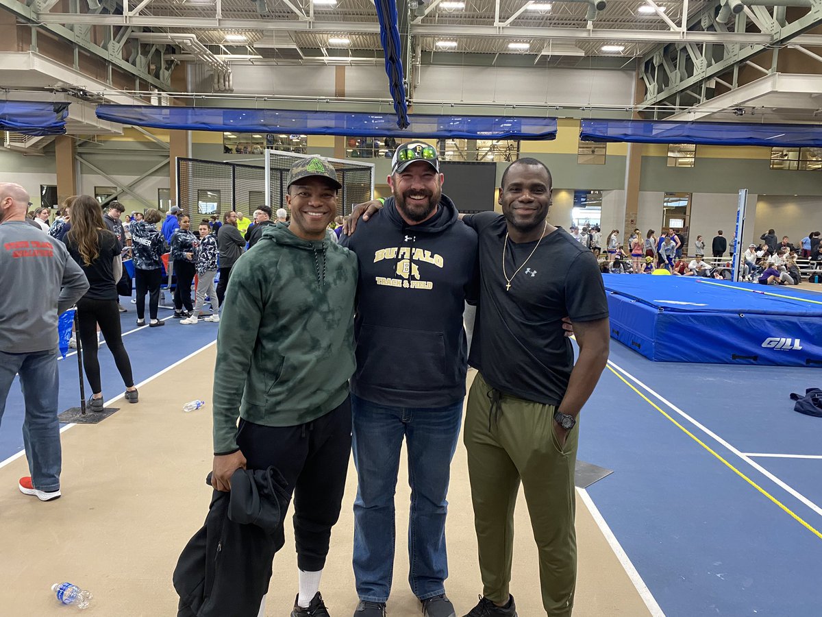 rosswalker57's tweet photo. It was so great to see @again_ace and Cisco at the State Indoor Track Meet! Great teammates and even better men! https://t.co/fK1OFXBExt