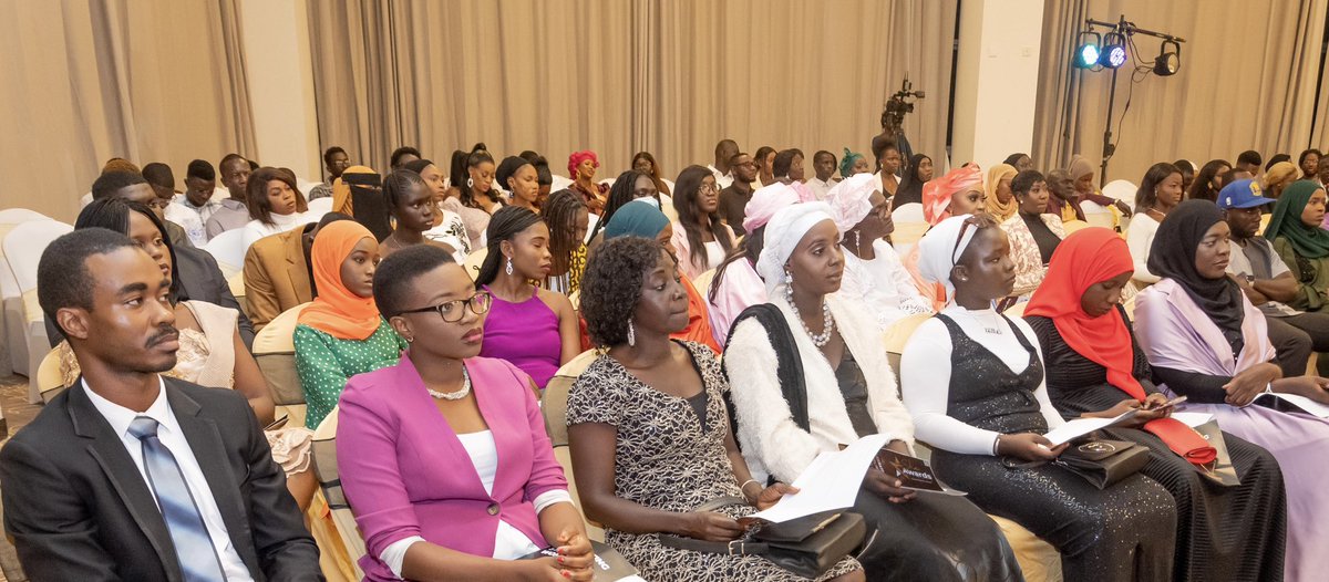 UNDP_TheGambia's tweet photo. #HappeningNow @SheAwardsGambia 3️⃣rd Edition. 

In commemoration of #IWD23, @UNDP #Gambia 🇬🇲 is supporting the She Awards under the theme “celebrating front-liners against #SGBV” in politics, art, health &amp; STEM https://t.co/QVzO05Cgua