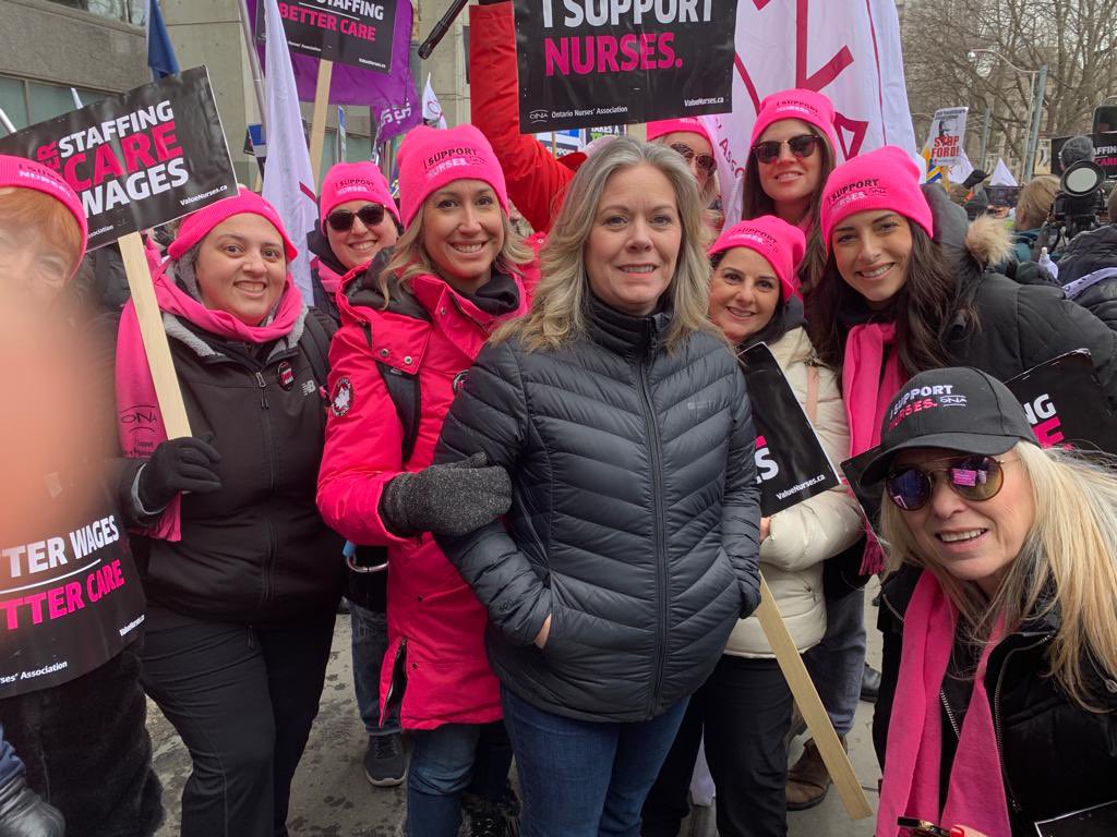 LGretzky's tweet photo. The solution to Ford's health care staffing crisis is simple: invest the funds we already have to fix the public system we already have.

Stop taking nurses to court to suppress their wages and work with them to deliver #BetterStaffingBetterCare! 
#RepealBill124 #onpoli https://t.co/h2fG4oEeEP
