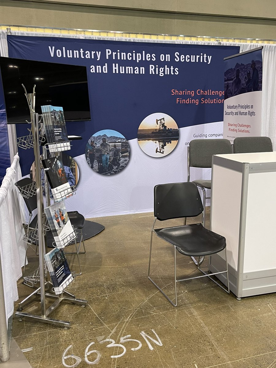 VPSHR's tweet photo. All geared up for a busy week at #PDAC2023. Come visit us at Booth No. 6635N, Metro Toronto Convention Centre, from Mar 5 to 8! 

#voluntaryprinciples #vpshr #PDAC #securityhumanrights #mining #bizhumanrights #convention https://t.co/QN8rvYBW8X