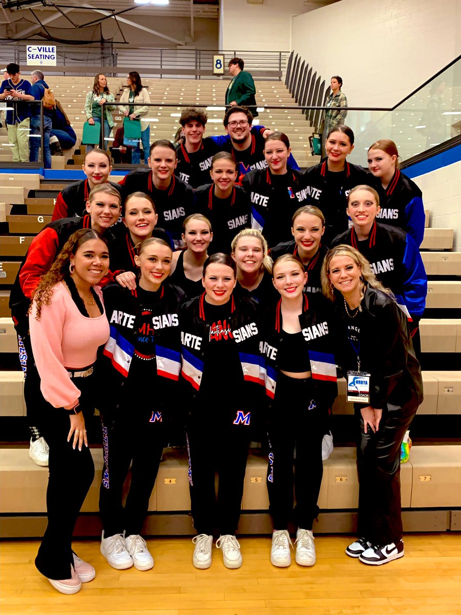 mville_dance's tweet photo. STATE BOUND! 🏆
•
The MHS Dance Team became 2x Regional Champions today in AA Jazz &amp; AA HipHop! We will hit the floor next week to battle for the State Championship at West Lafayette Jefferson HS ❤️💙 @ArtesianNation https://t.co/QuoLyqGWSV