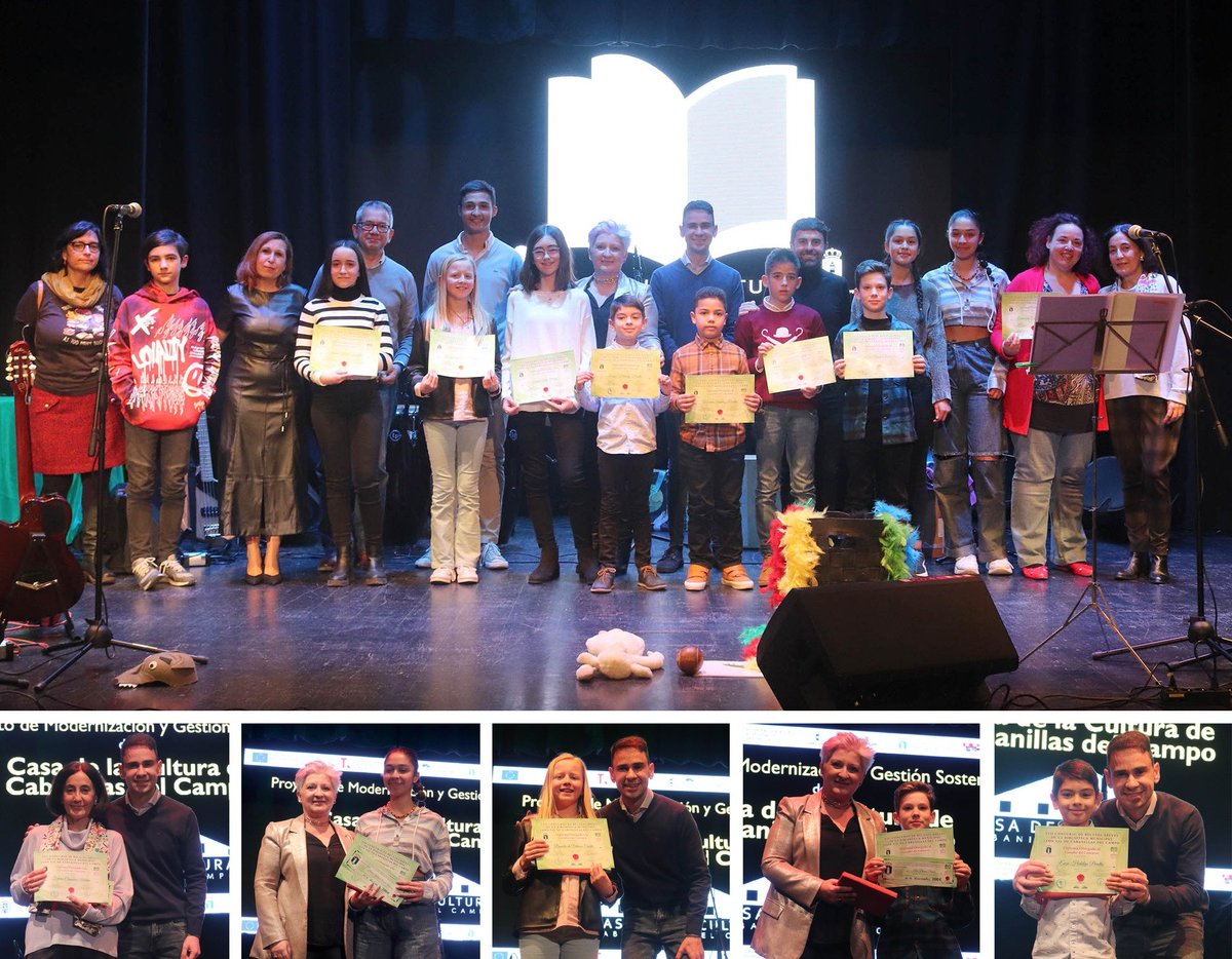 LA ALCALAÍNA FÁTIMA CHAMORRO GANA EL 8º CONCURSO DE RELATOS BREVES

Entretenida gala de entrega de premios del 8º Concurso de Relatos Breves de la Biblioteca; amenizada por el grupo "Sandungaia".

Más info:
aytocabanillas.org/la-alcalaina-f…

PDF relatos ganadores:
aytocabanillas.org/wp-content/upl…