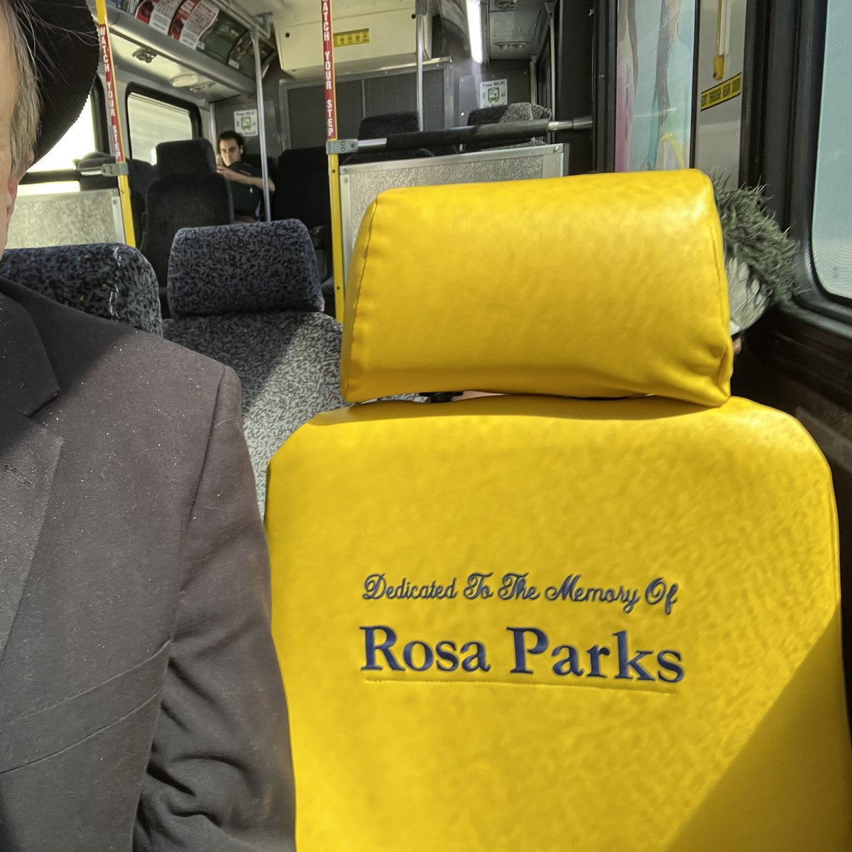 On a public bus in San Antonio TX - in Women’s History Month and just after Black History Month. Very fitting. #WomensHistoryMonth2023