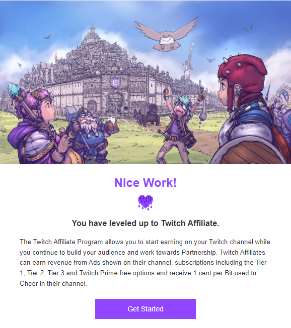 MikahFunk's tweet photo. I AM OFFICALLY AFFILIATE!!!!! Thank you to all the people who have helped me grind and level-up these past two months, I cannot wait for the rest of this year! #paxeast #twitchaffiliate #BOOM #E1G #GFUEL https://t.co/pcCDsi4MCZ