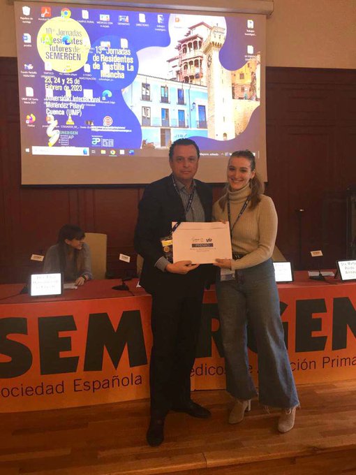 SEMERGENap's tweet photo. Enhorabuena a los ganadores de los #PremiosVIR a los mejores trabajos preesentados en #ResiTutor23: X Jornadas Nacionales de Residentes y Tutores de SEMERGEN y las XIII Jornadas de Residentes @clm_semergen
💻 https://t.co/GPS7SvqYbX https://t.co/rrpNcXGYP7