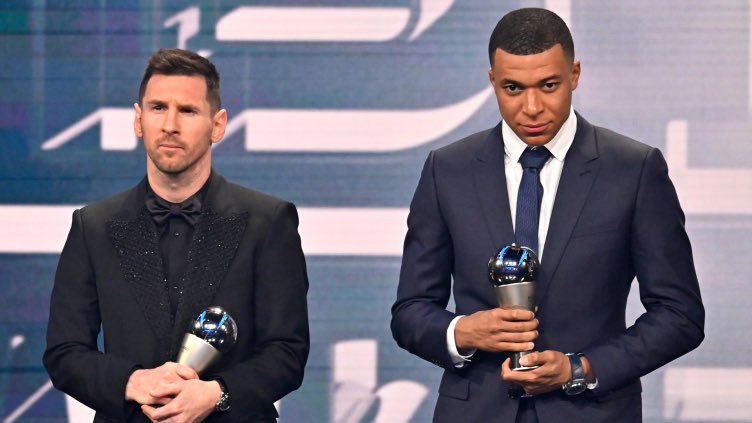 Kharlerh's tweet photo. Kylian Mbappe and Lionel Messi become their clubs' all-time top scorers at the age of 24. Football heritage ❤ https://t.co/H4A38WJCQZ