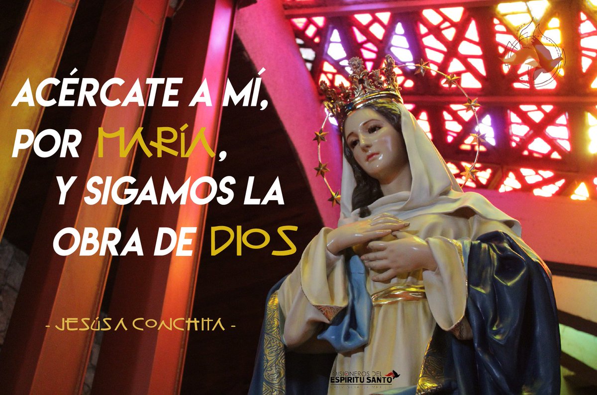 JHS1937's tweet photo. "Con María todo, sin Ella nada..." https://t.co/5M2PWTFda9