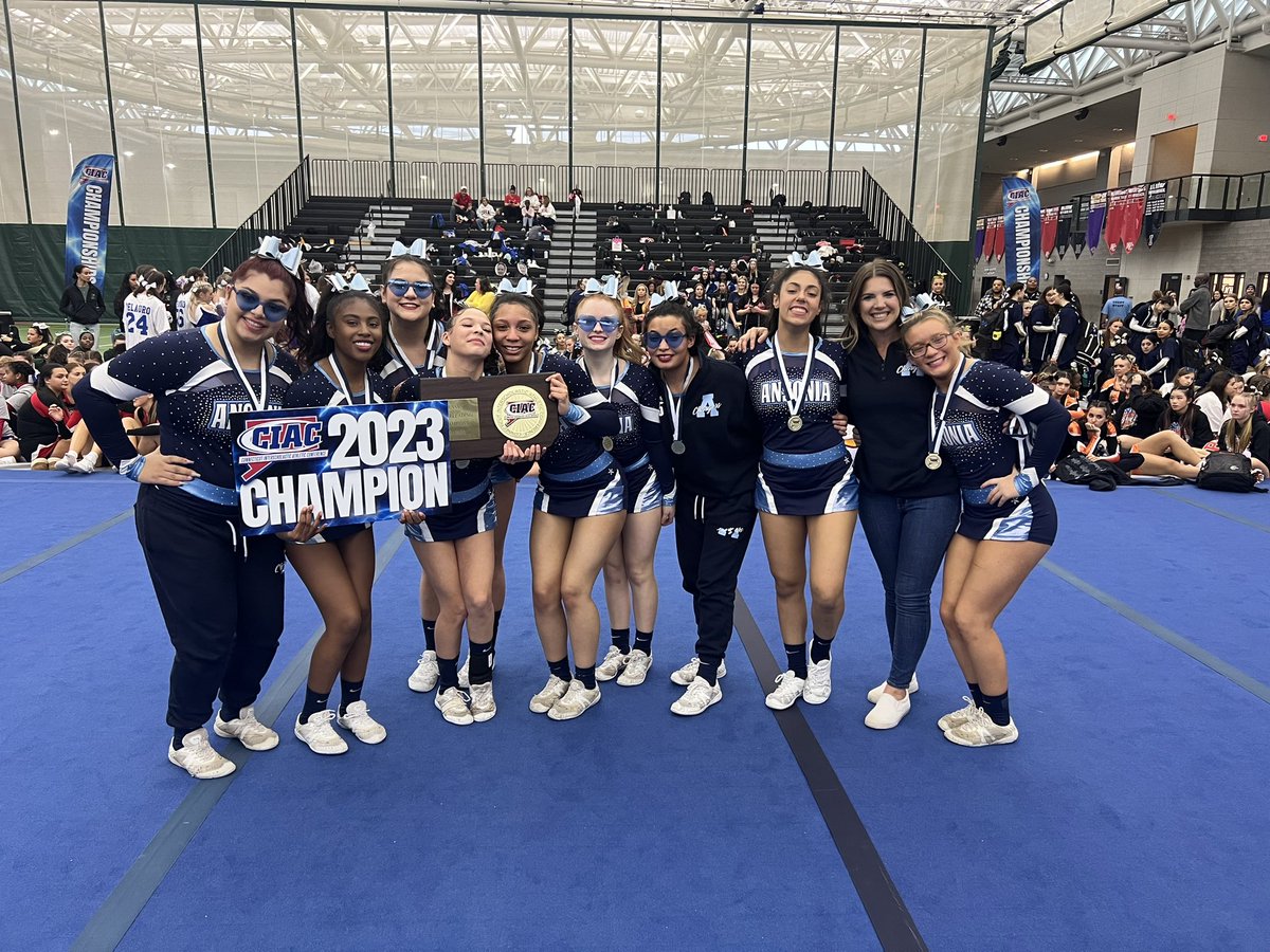 ciacsports's tweet image. Congratulations to the first 3 State Cheer Champs! LL - Danbury, M - Wolcott and S - Ansonia. #ctcheer @ChipSalvestrini #Wolcott #Ansonia @danburycheer @WolcottHsCheer