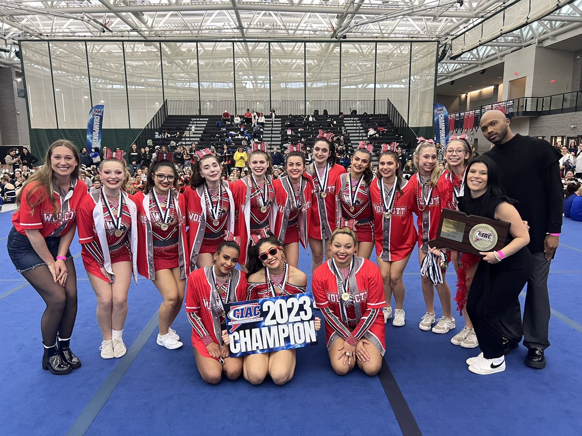 ciacsports's tweet image. Congratulations to the first 3 State Cheer Champs! LL - Danbury, M - Wolcott and S - Ansonia. #ctcheer @ChipSalvestrini #Wolcott #Ansonia @danburycheer @WolcottHsCheer
