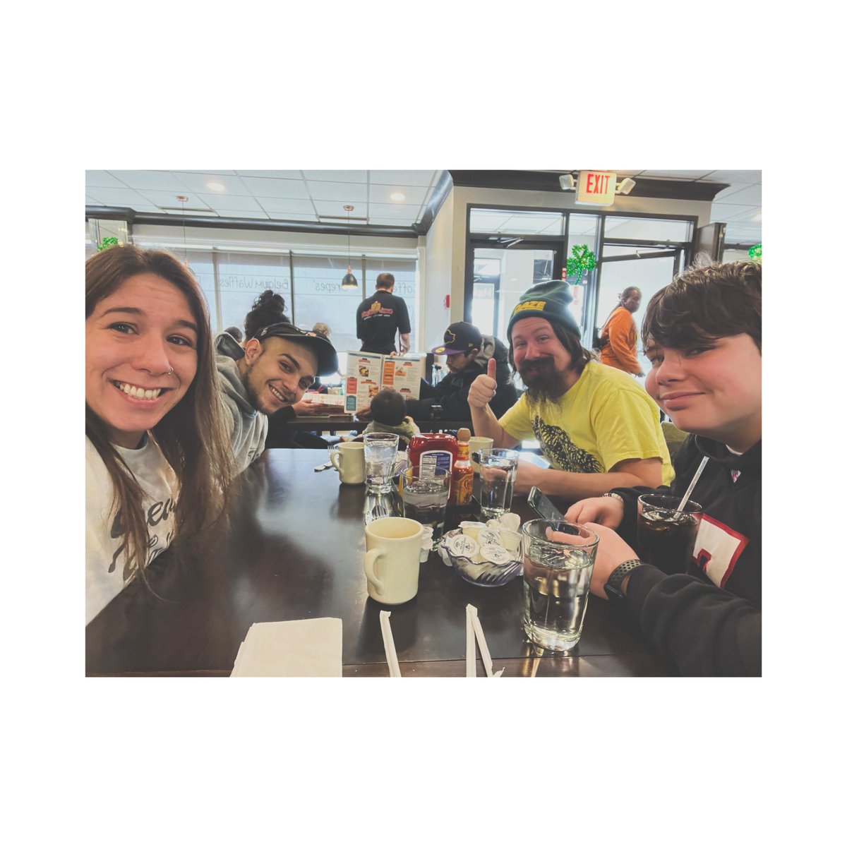 supDAYNA's tweet photo. A Saturday well spent.  @Dnjohnson9 @georgepotato 🍿🎥🐻🍳🥞 https://t.co/RBfZ2AMhcr