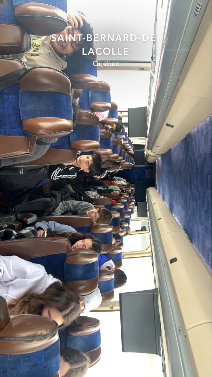 Phew… Almost time to get off the bus and explore Québec! #WeAreBethpage @SrtaJaklitsch