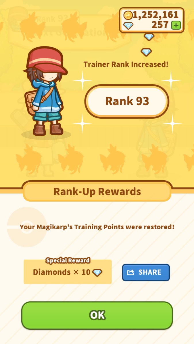 NineEyeRon's tweet image. All right!
My Rank went up to 93! #Magikarp appkmn.com/mj