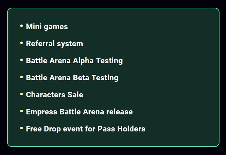 ROADMAP for our heroes (collab @io_empress)