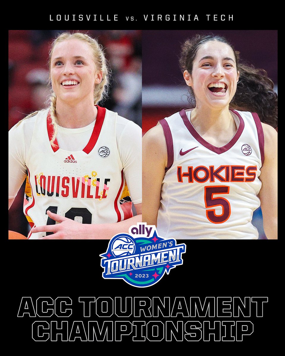 The stage is set 🍿 🏆 

<a href="/LouisvilleWBB/">Louisville Women’s Basketball</a> ✘ <a href="/HokiesWBB/">Virginia Tech Women's Basketball</a>