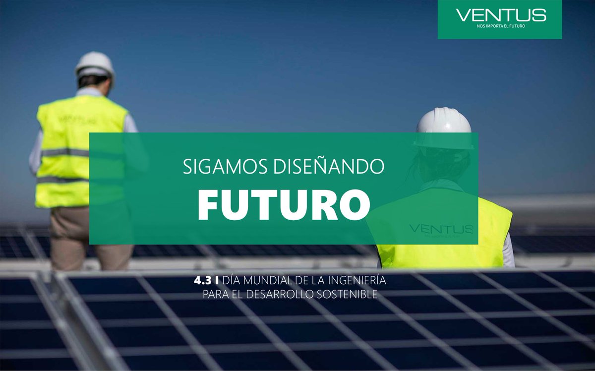 🌱 Gracias por tu liderazgo para seguir diseñando un futuro renovable y sostenible🍃
🗓️ 4.3 I Día Mundial de la Ingeniería para el Desarrollo Sostenible 🌍
#NosImportaelFuturo