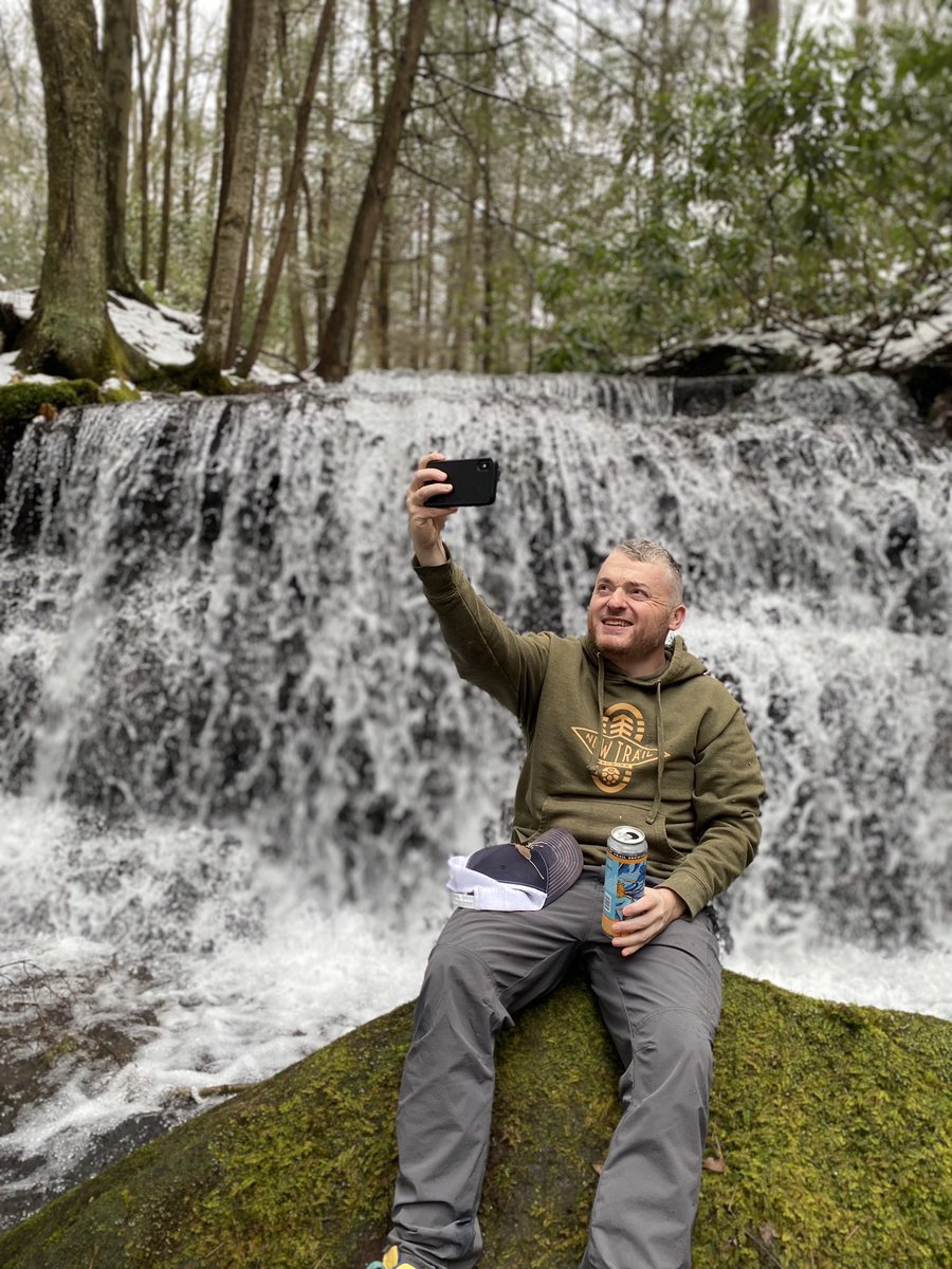 thadwill's tweet photo. Waterfall Club outing to Yost Run Falls, then Dead Canary brewing in Philipsburg on the way home. https://t.co/MrAcZ2HR60