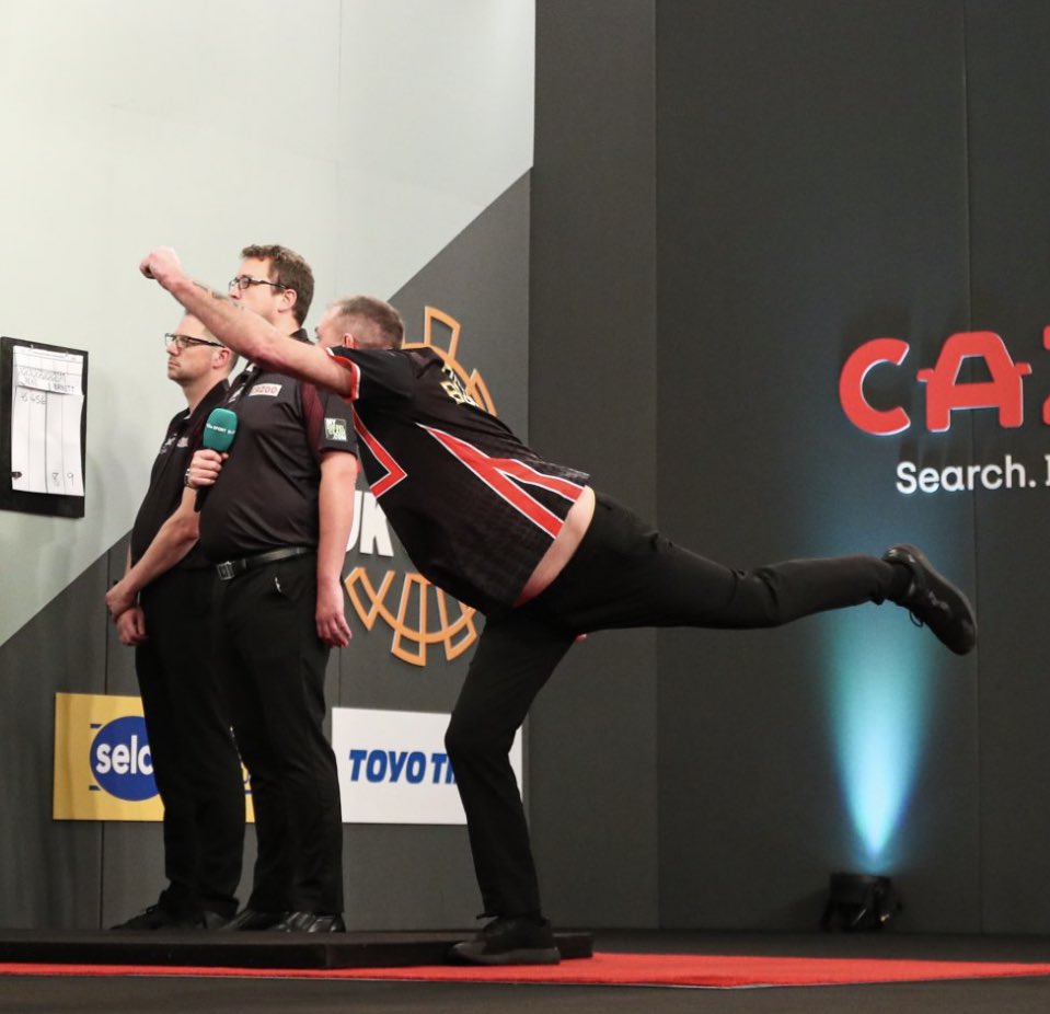 The man who throws like this just beat the world number 2 😂