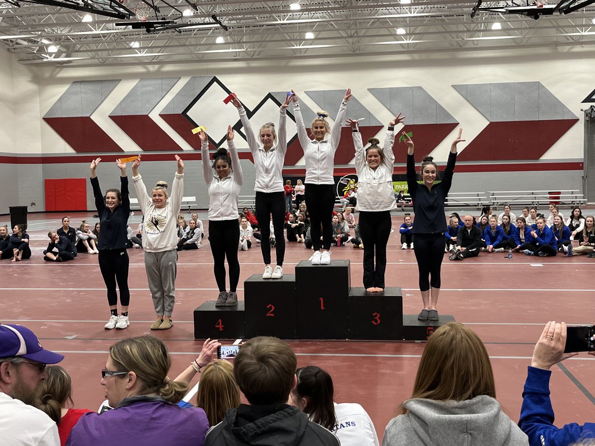 Great day for East Noble. Team score of 102.175. 5th place overall. Audrey B headed back to state on floor.  Great job to all EN competitors today. not the results we wanted but cannot ask for more than 4 no fall beam routines.