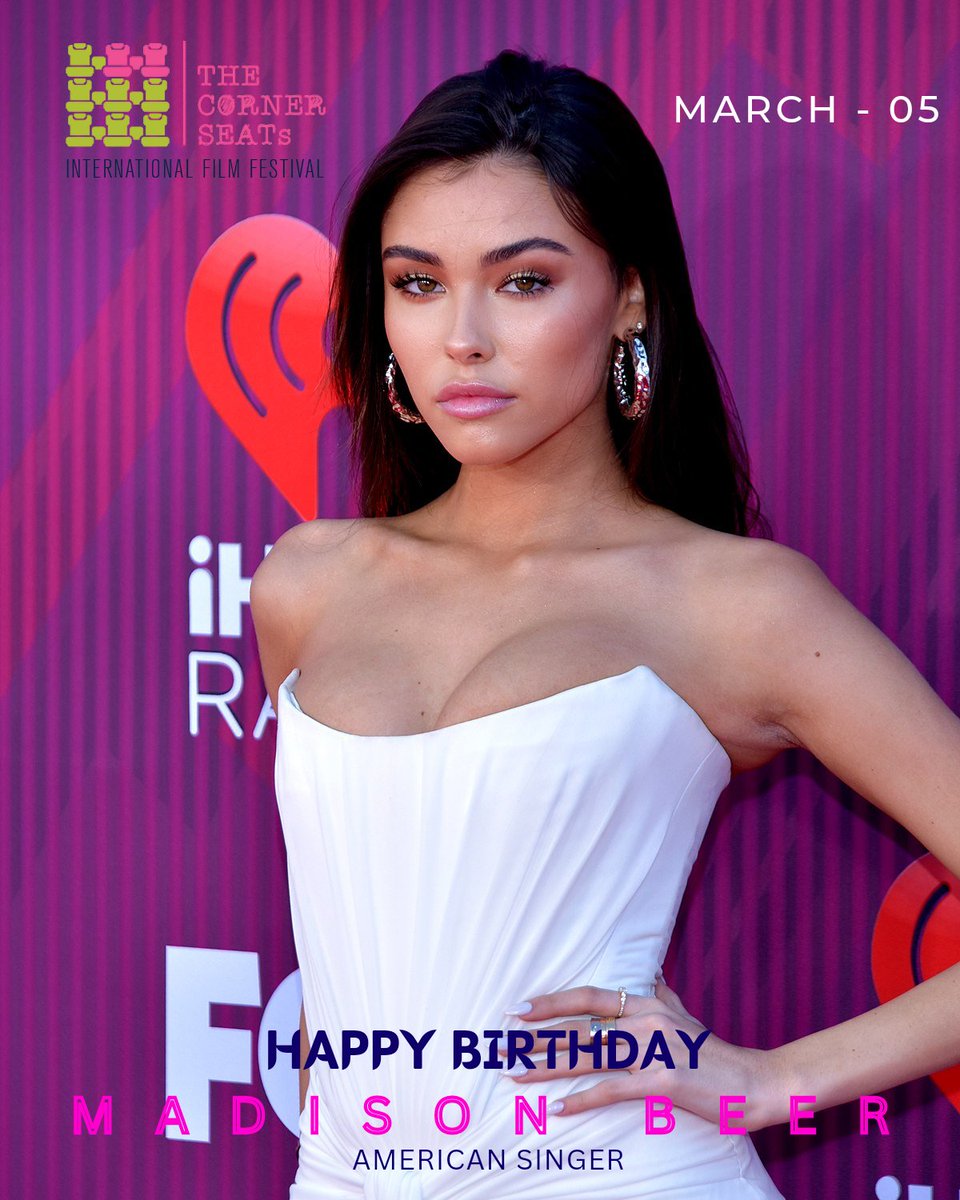thecornerseats's tweet photo. Wishing the most talented singer @madisonbeer a very happy birthday

#madisonbeer #madisonbeeredit #thecornerseatsbirthdaywishes #thecornerseats #madisonbeerfanpage #madisonbeerlive #madisonbeervideos #madisonbeerfan https://t.co/QP3Be1I4Jl