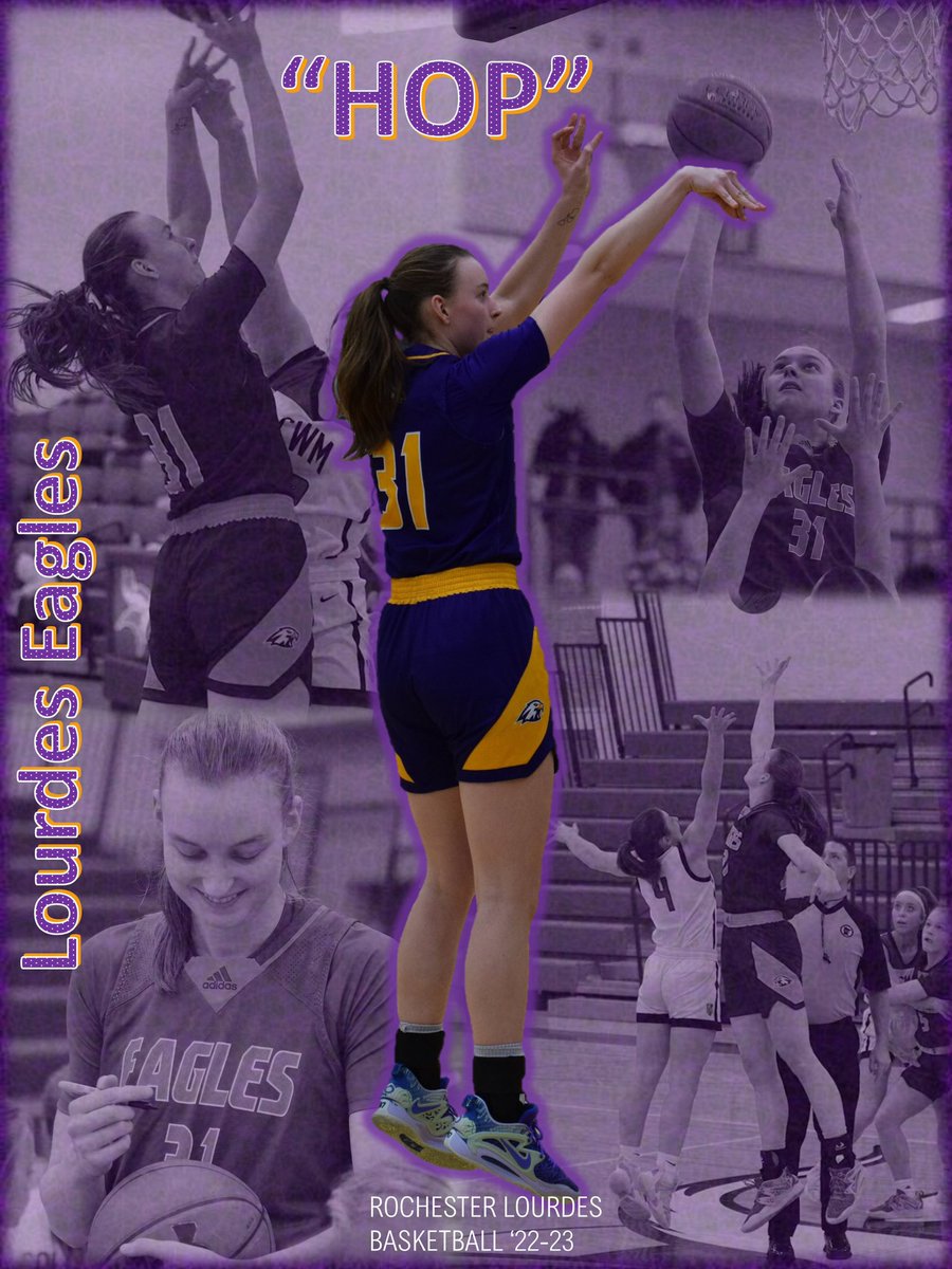Rochester Lourdes Girls Basketball (@lhseaglesgbb) on Twitter photo EAGLE SPOTLIGHT
Meet Ella Hopkins, senior hoopster who recently racked up her 1000th career point as an Eagle! She’s combined her height, BB IQ, skill & work ethic to become a signature player & great team leader.
Proud to have <a href="/EllaHopkins_15/">Ella Hopkins</a> part of our Eagle Family!💜🦅💛 EAGLE SPOTLIGHT
Meet Ella Hopkins, senior hoopster who recently racked up her 1000th career point as an Eagle! She’s combined her height, BB IQ, skill & work ethic to become a signature player & great team leader.
Proud to have <a href="/EllaHopkins_15/">Ella Hopkins</a> part of our Eagle Family!💜🦅💛