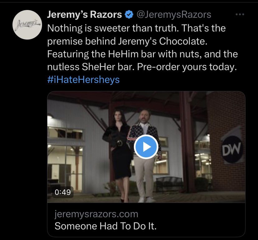 1980Dorothy's tweet photo. Hate chocolate? They think they’re clever. Guess they never heard of Mounds &amp; Almond Joy. #BeenDone #BeenDoneBetter https://t.co/dNpaAjGpMM