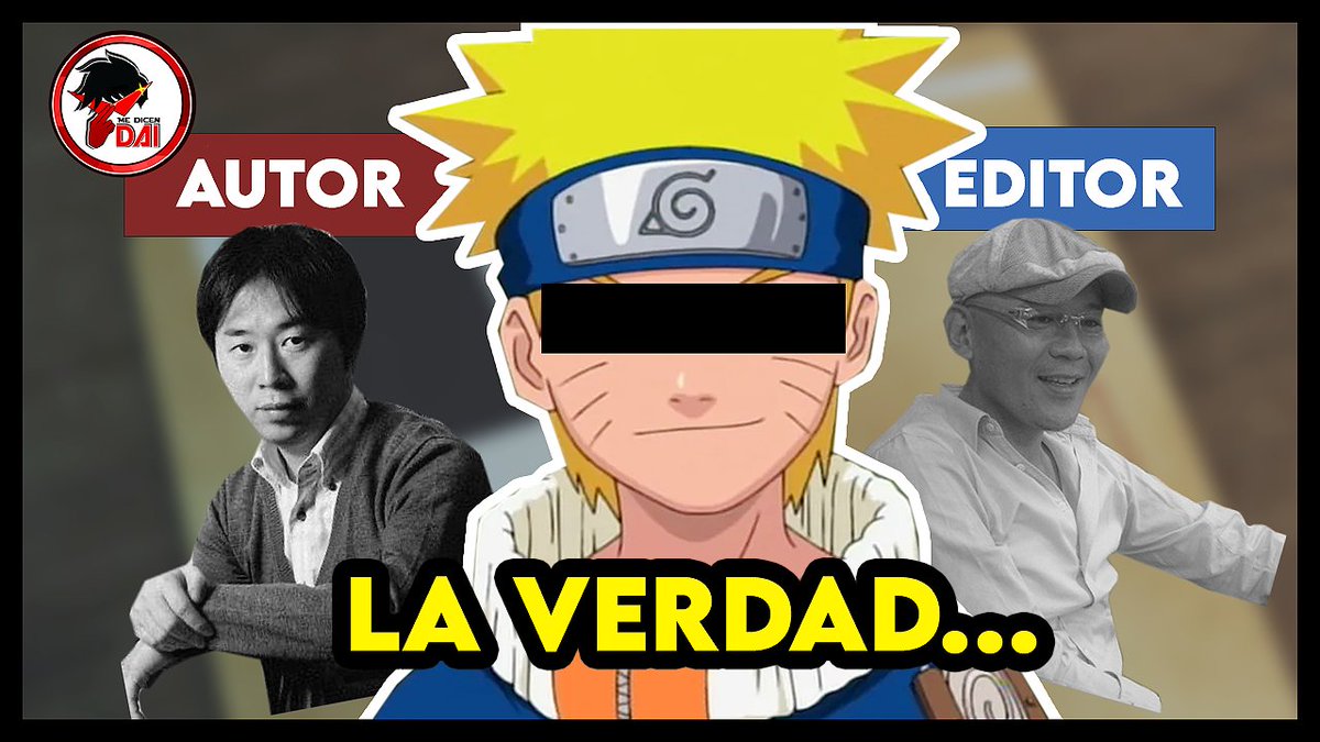DaiTeDice's tweet photo. ¡NUEVO VIDEO Y VOLVIENDO CON TODO!
LINK: https://t.co/1r5FzI5QZU

Kishimoto o su Editor - VERDAD DETRÁS DE NARUTO.
¡Feliz Finde a todos! ☺️ https://t.co/IXbmwebk1v