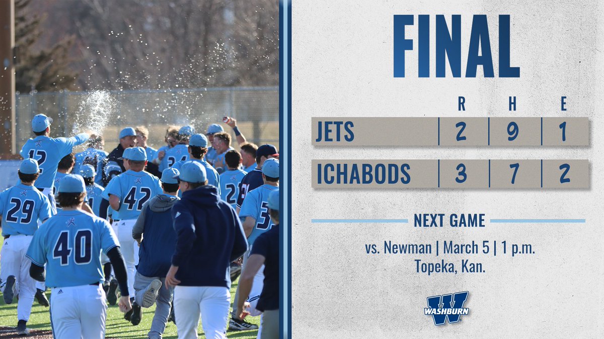 FINAL | WALK-OFF WINNER! Andrew Schmidtlein hits a leadoff triple in the bottom of the ninth and later scores on Trey Adams' sacrifice fly! #GoBods