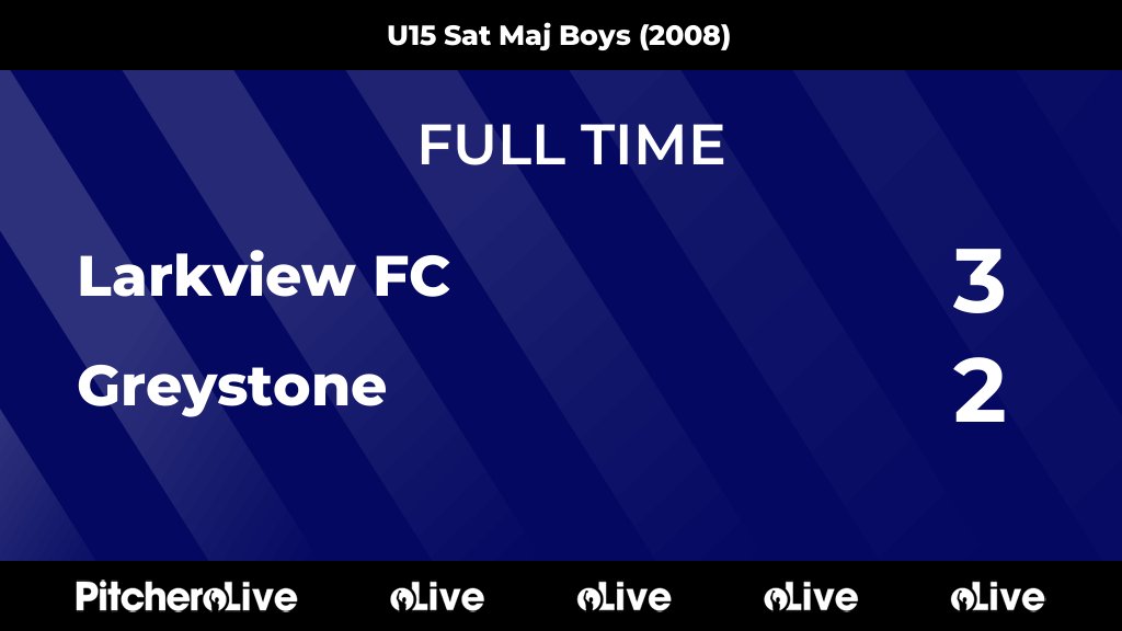 LarkviewsFC's tweet photo. FULL TIME: Larkview FC 3 - 2 Greystone
#LARGRE #Pitchero
https://t.co/pstf07zqvI https://t.co/GWk5mjmqKL