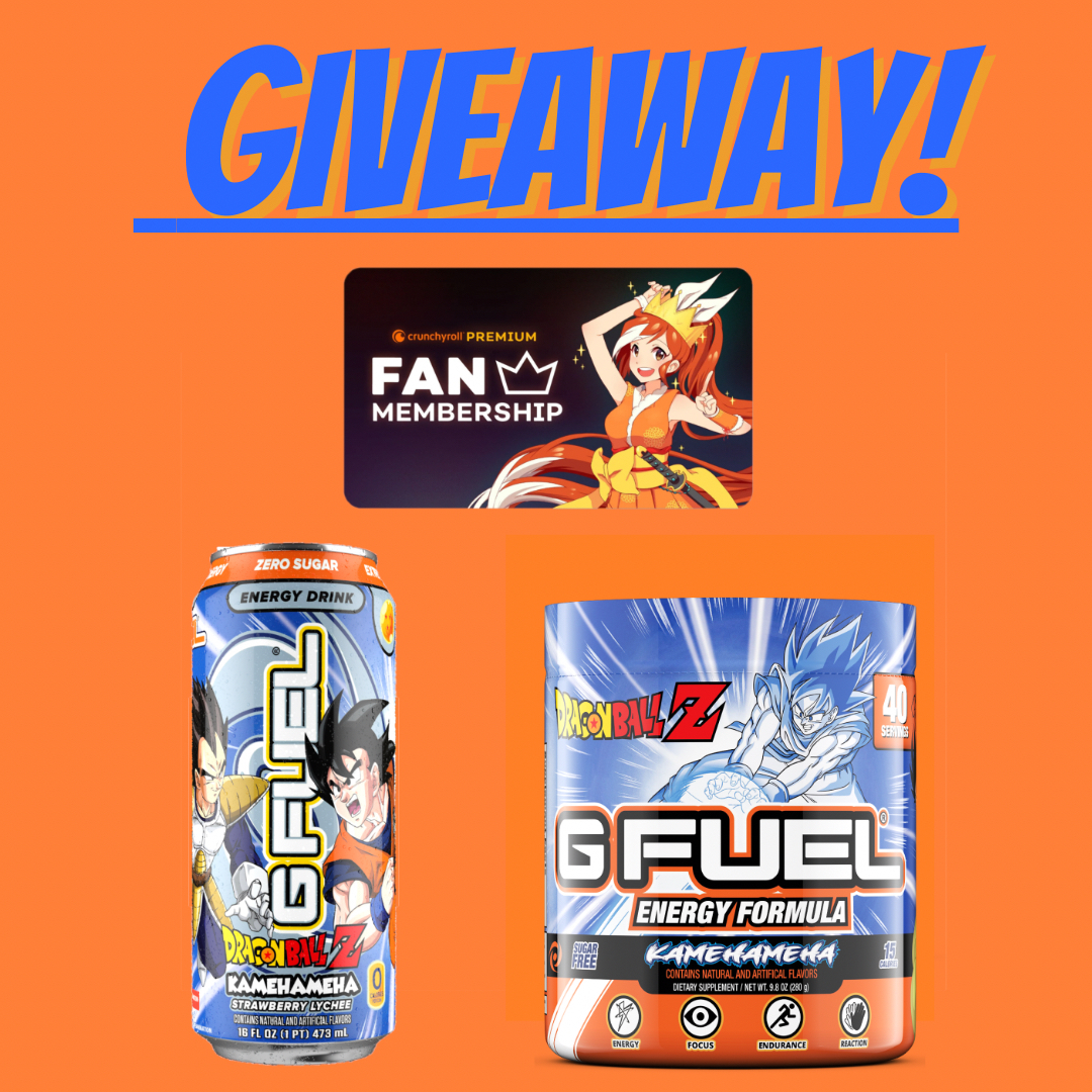 🧡 𝗟𝗜𝗞𝗘 + 𝗥𝗧 + 𝗙𝗢𝗟𝗟𝗢𝗪 to win a #DragonBallZ x #GFUEL 'KAMEHAMEHA' 4 PACK OF CANS + TUB + 1 YEAR @Crunchyroll SUBSCRIPTION! 🤩 2 winners picked Monday to celebrate the crossover episode of #Toriko x #OnePiece x #DBZ! Airing for the first time ever in the US! #toonami