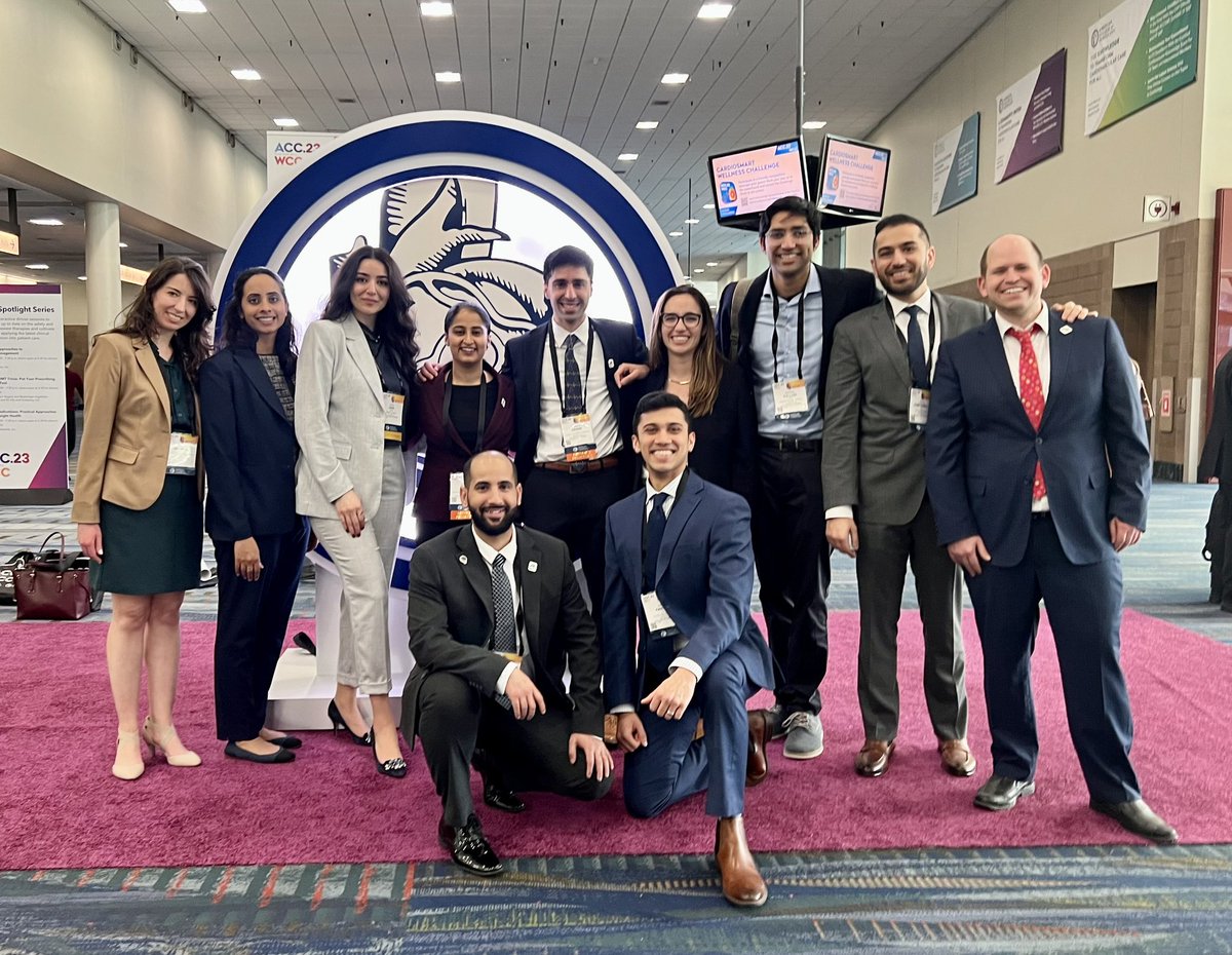 The Nerd Herd!! 🤓 Humbled to be a part of this crew! #ACC23 <a href="/CardioNerds/">CardioNerds</a> <a href="/jholtzman3/">Jessie Holtzman</a> <a href="/Dr_DanMD/">Daniel Ambinder, MD</a> <a href="/AmitGoyalMD/">Amit Goyal MD MAS</a> <a href="/nazliokumus/">Nazli Okumus</a> <a href="/Gurleen_Kaur96/">Gurleen Kaur, MD</a> <a href="/saahilaj/">Saahil Jumkhawala</a> <a href="/AG_Kalluri/">Aravind Kalluri</a> <a href="/DrAlaaDiab/">Alaa Diab, MD MPH</a> <a href="/catweneboah/">Chelsea Amo Tweneboah, MD</a> <a href="/KahtanAlfadhl/">Kahtan Fadah</a> <a href="/poojaprasad91/">Pooja Prasad, MD</a>