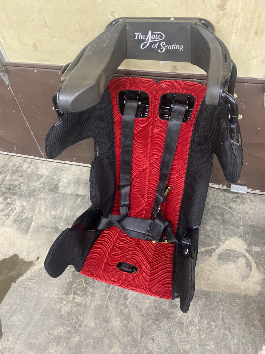 Got a nice custom seat for a sprinter 1500 belts included