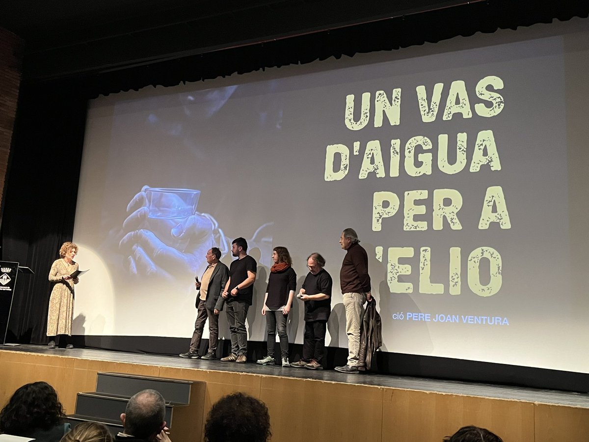 martiurgell's tweet photo. Avui preestrena d’Un vas d’aigua per l’Elio, un gran documental necessari per recuperar la memòria històrica dels lluitadors antifranquistes. https://t.co/PXhfRjeZCE