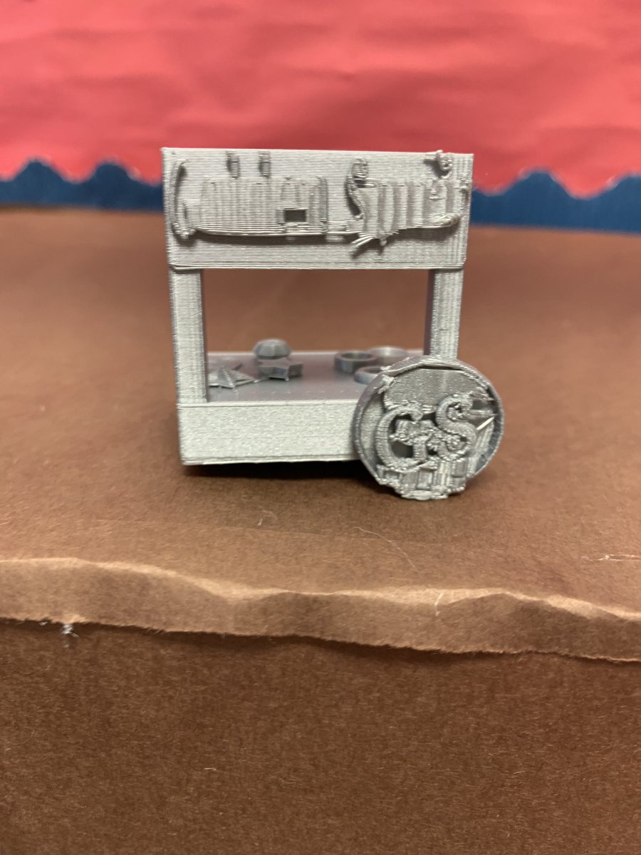 MrsMathus's tweet photo. @MMAFAHISD Business students studied Black Wall Street first doing research &amp; a presentation, and now they’re building models of the store fronts! One group even 3D printed a mini model thanks to our VILS Coach, @Todd_Rigney! Way to go, Mr. Dean &amp; students! https://t.co/onXTQtv0Z9