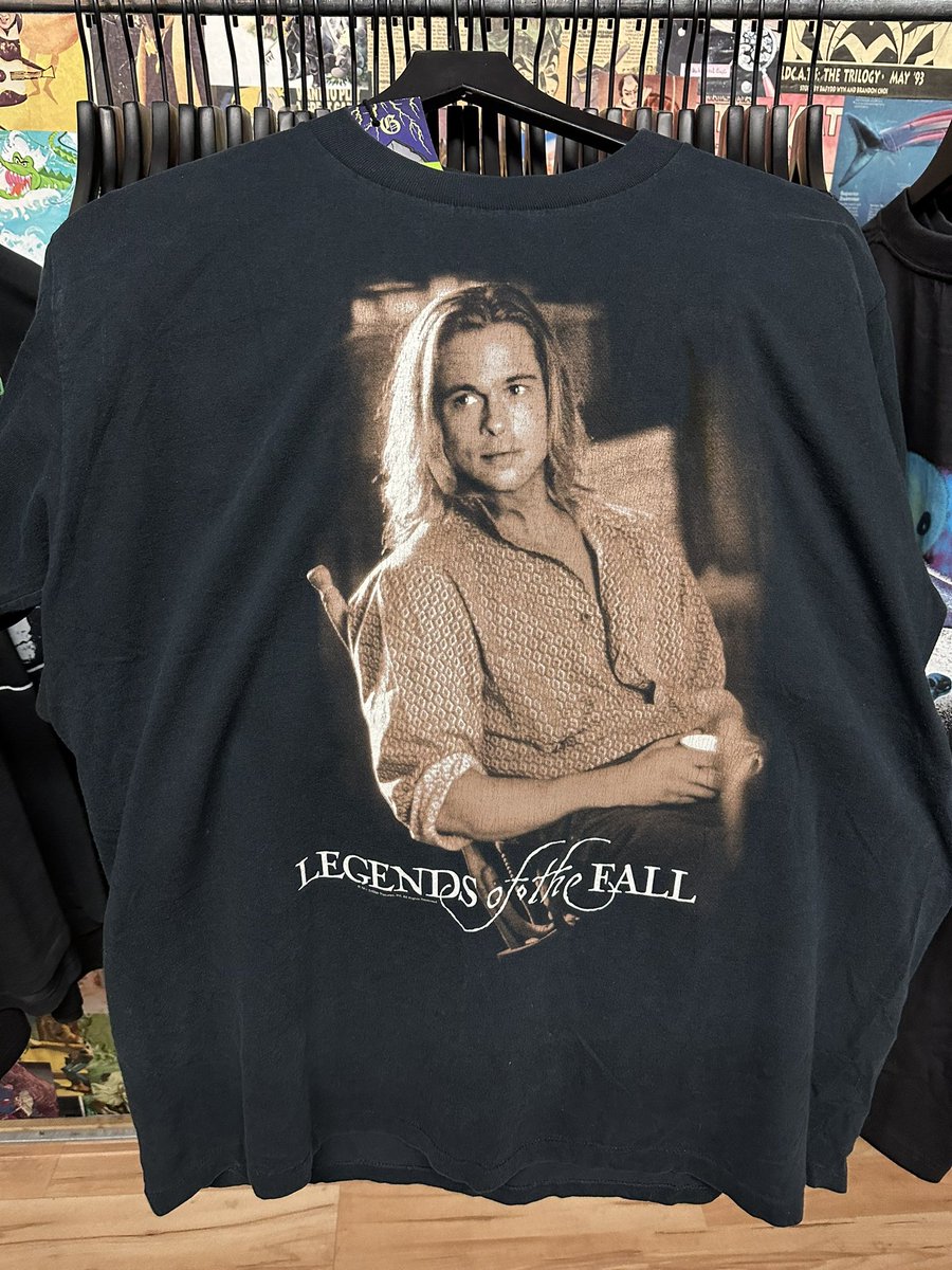 jbmunn's tweet photo. @craighorlbeck @Danny_Heifetz @DannyBKelly I think this ends the debate. Legends of the Fall was a big deal. It had merch! (P.S. I was going to buy it, and mail to the show, but it’s $100) https://t.co/aw6vX2u7aR