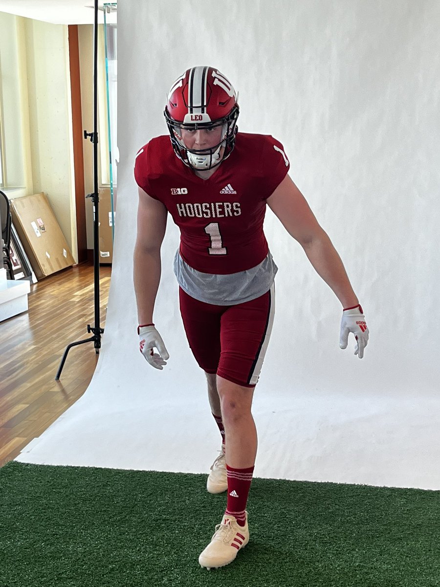 Had a great time at Indiana today!!! Thanks for having me! @CoachWrightIU @IndianaTough
