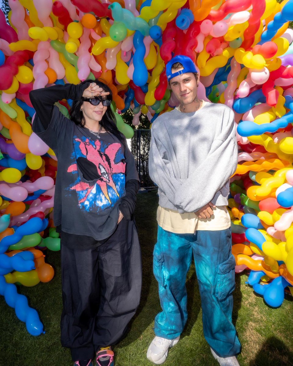 Billie via <a href="/justinbieber/">Justin Bieber</a>'s Instagram! 🤍