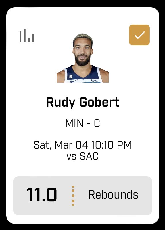 CashPropsLLC's tweet photo. One of my favorite props today for this small NBA slate. Gobert rebounding lines has been very low lately and I’m going to take full advantage especially in this fast paced matchup against the kings. Writeup continued down below ⬇️ https://t.co/lDBOU8cyN7