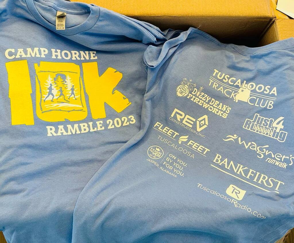 designsonyoucom's tweet photo. Always great to work with Zac at @bwc_bsa. This time on some shirts for their Camp Horne 10K Ramble. https://t.co/IDGLrSFMLX https://t.co/CkcW4X0XlE