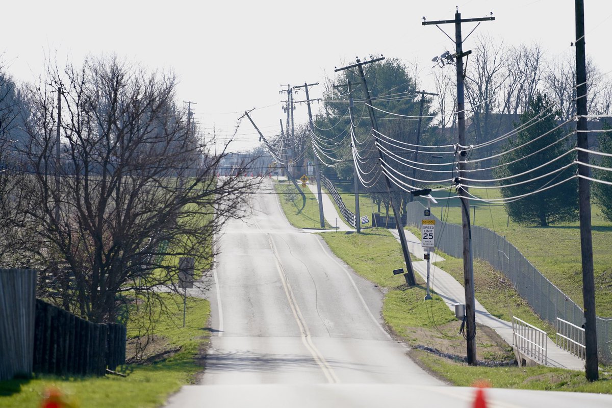 Quite a bit of damage in Woodford County.